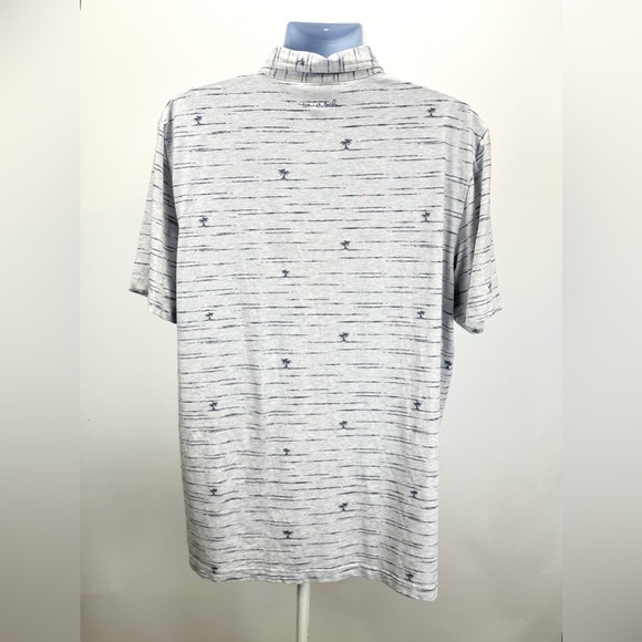 TRAVIS MATHEW Men's Light gray Draggin' Anchor short sleeve shirt size XXL - Picture 7 of 16